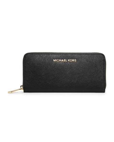 michael kors flap continental wallet|Michael Kors saffiano wallet black.